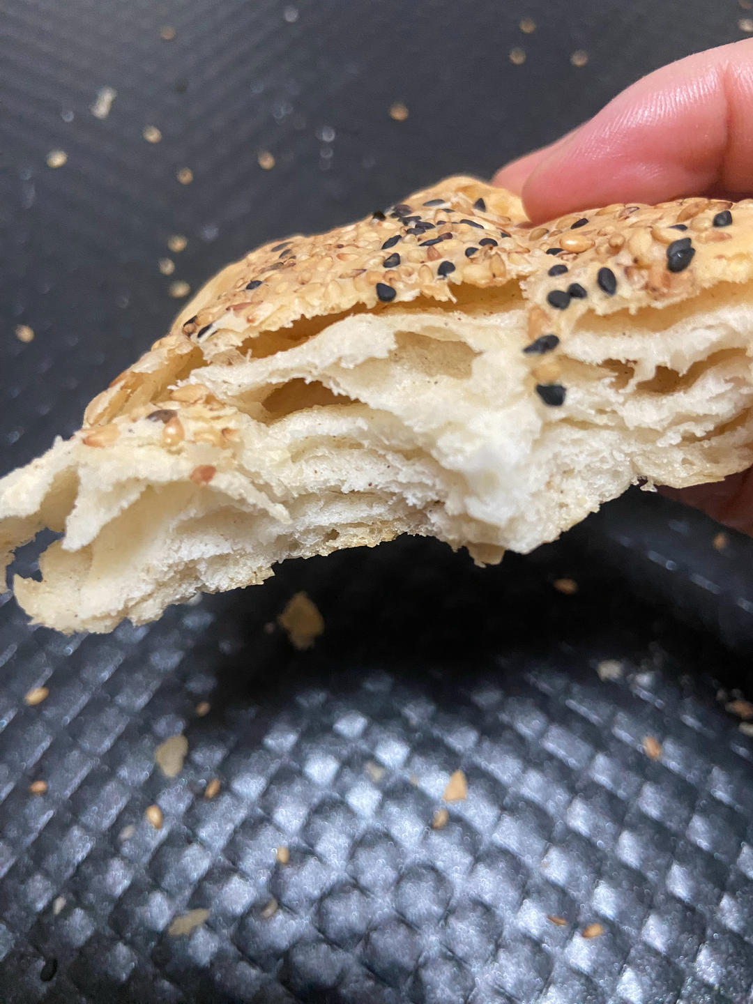 好好吃饭 ▎油酥烧饼，快速省时版