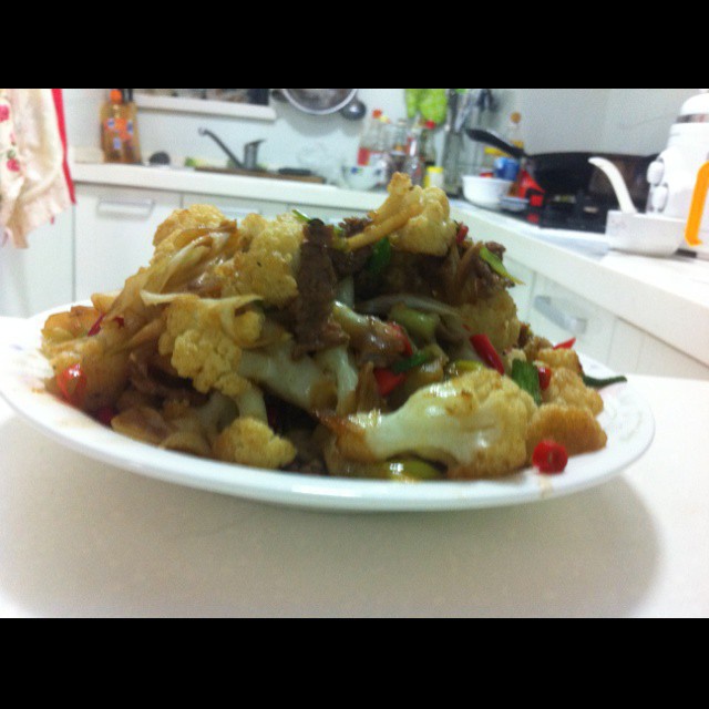 小炒花菜
