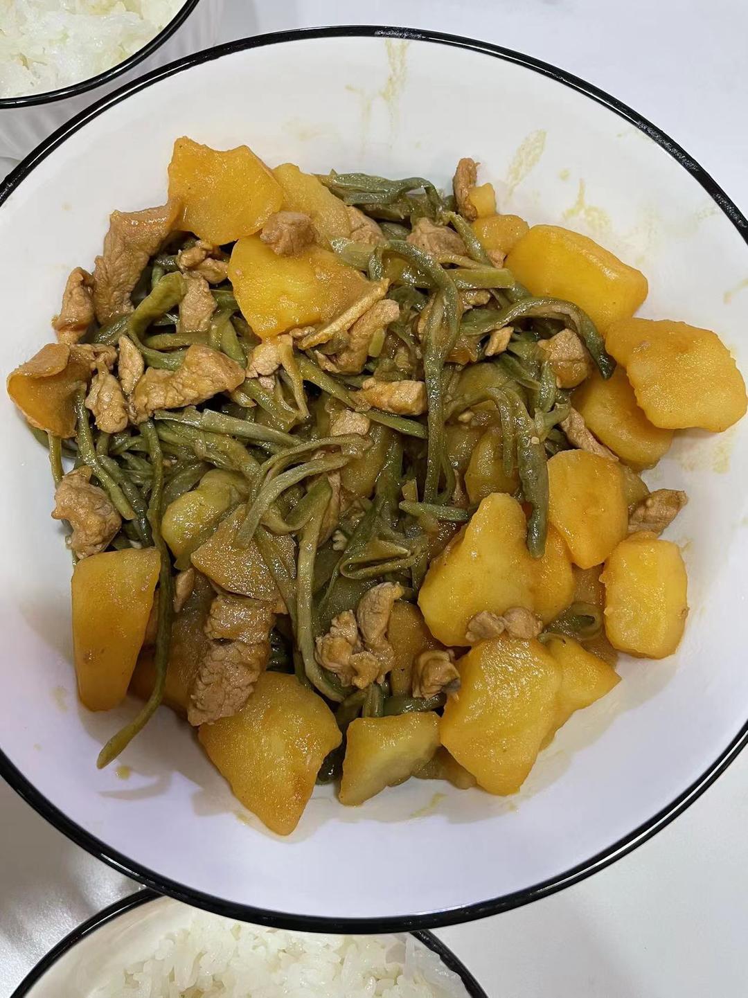 炖豆角丝