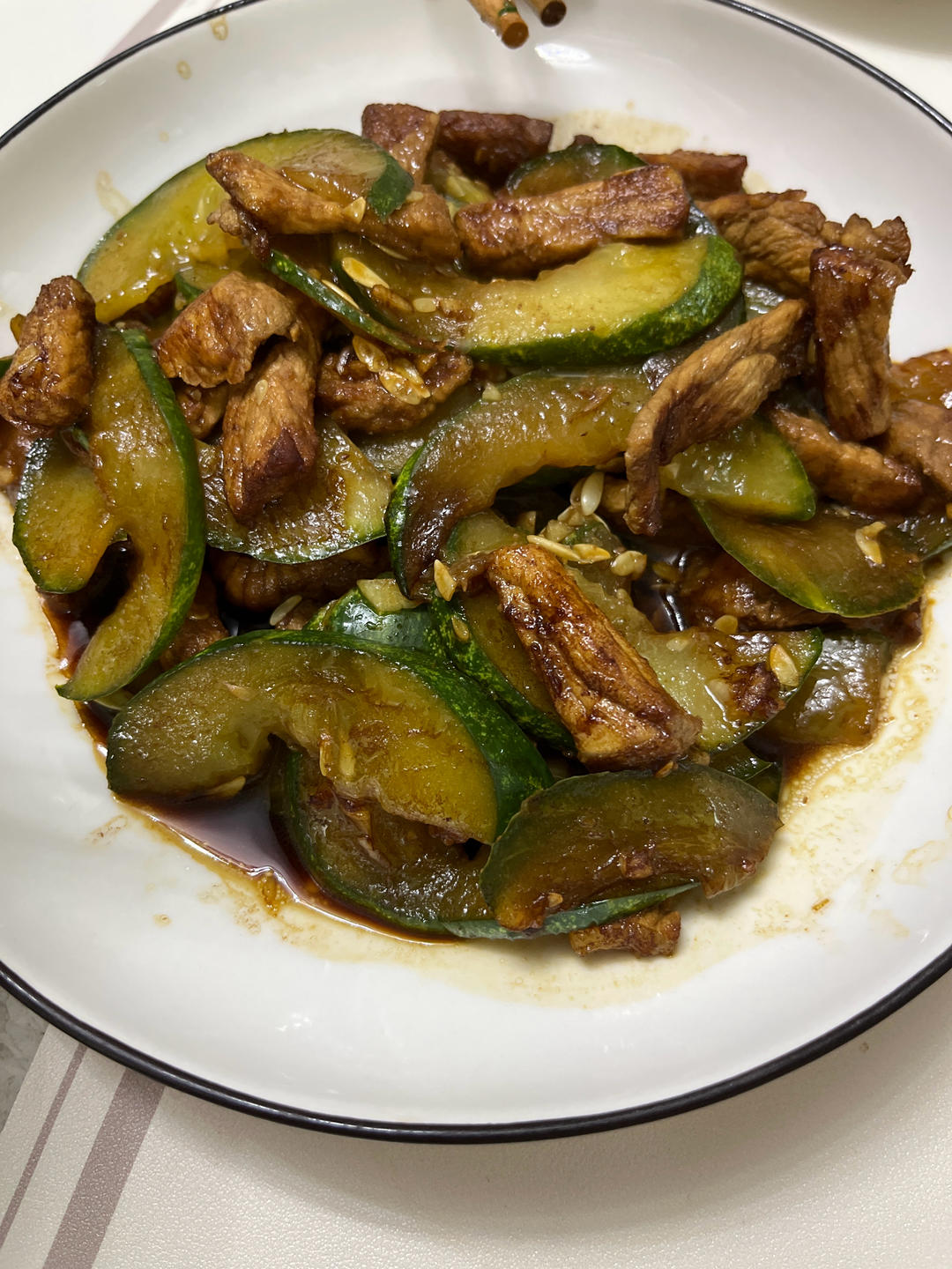 脆黄瓜炒肉