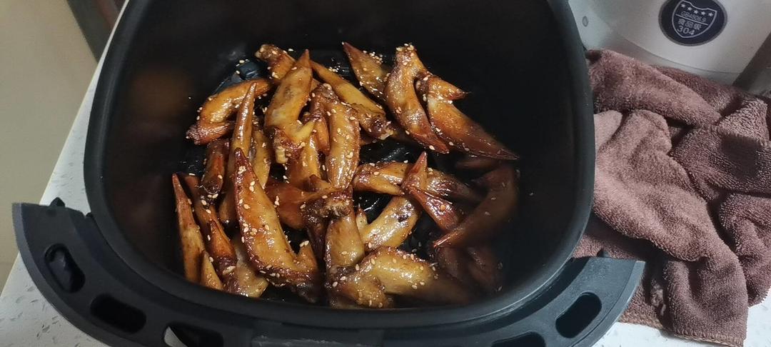 追剧下酒小零食！鸡翅尖！空气炸锅版（不放一滴油）