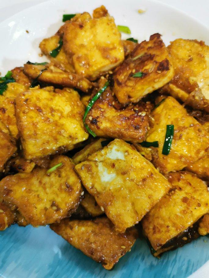 无敌好吃的香煎豆腐