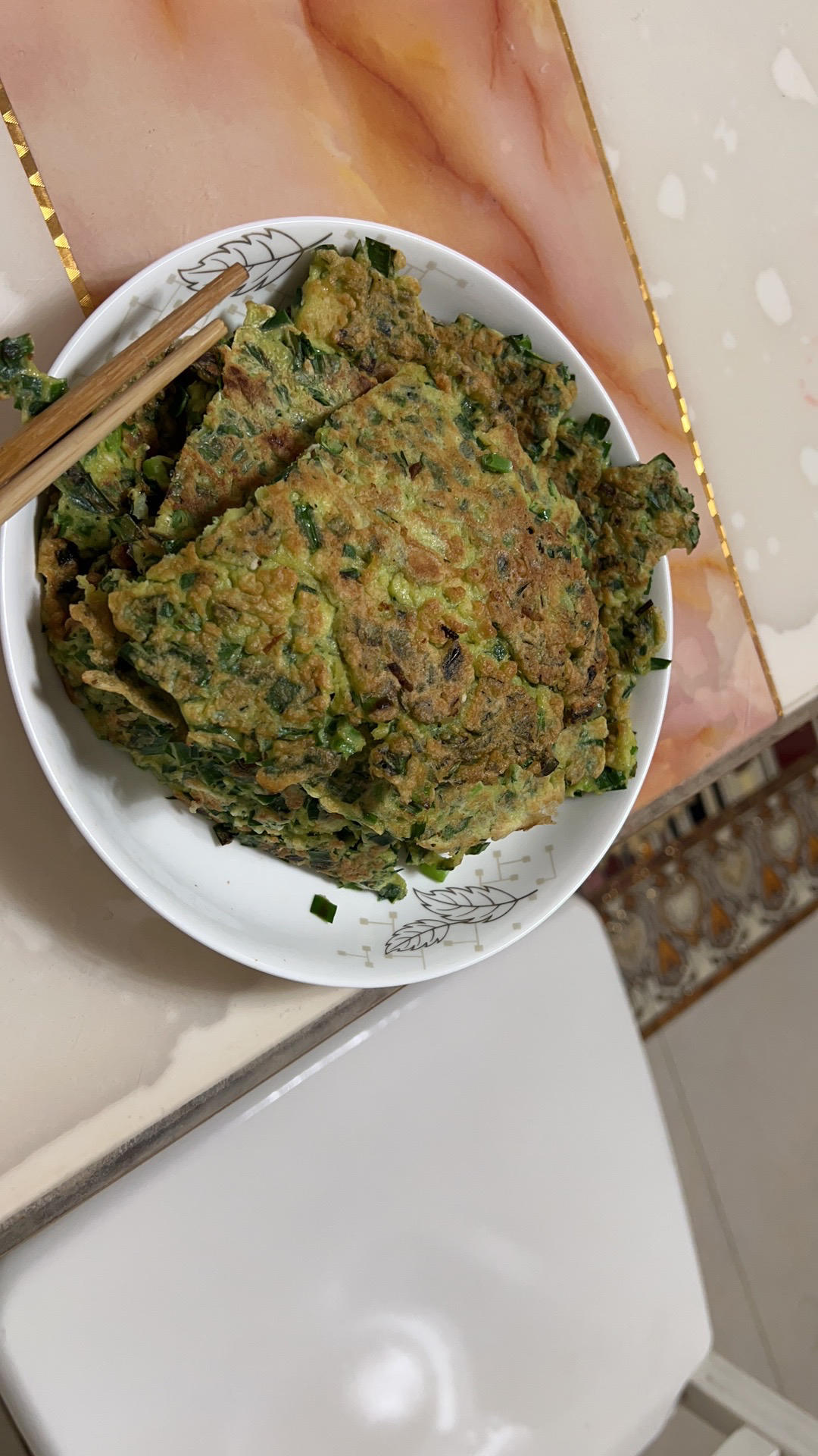 韭菜鸡蛋饼