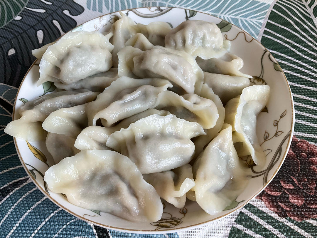 香菜牛肉馅饺子