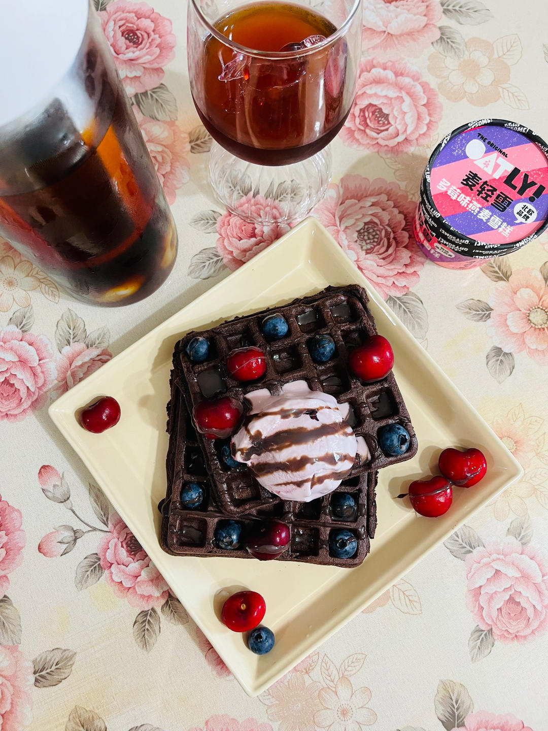 零失败，无需烤箱❗️巧克力华夫饼