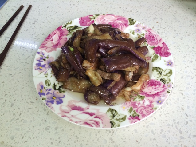 老丁的私房菜-油焖茄子
