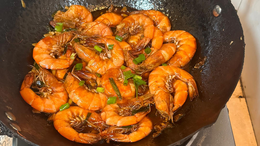 家庭版油焖大虾