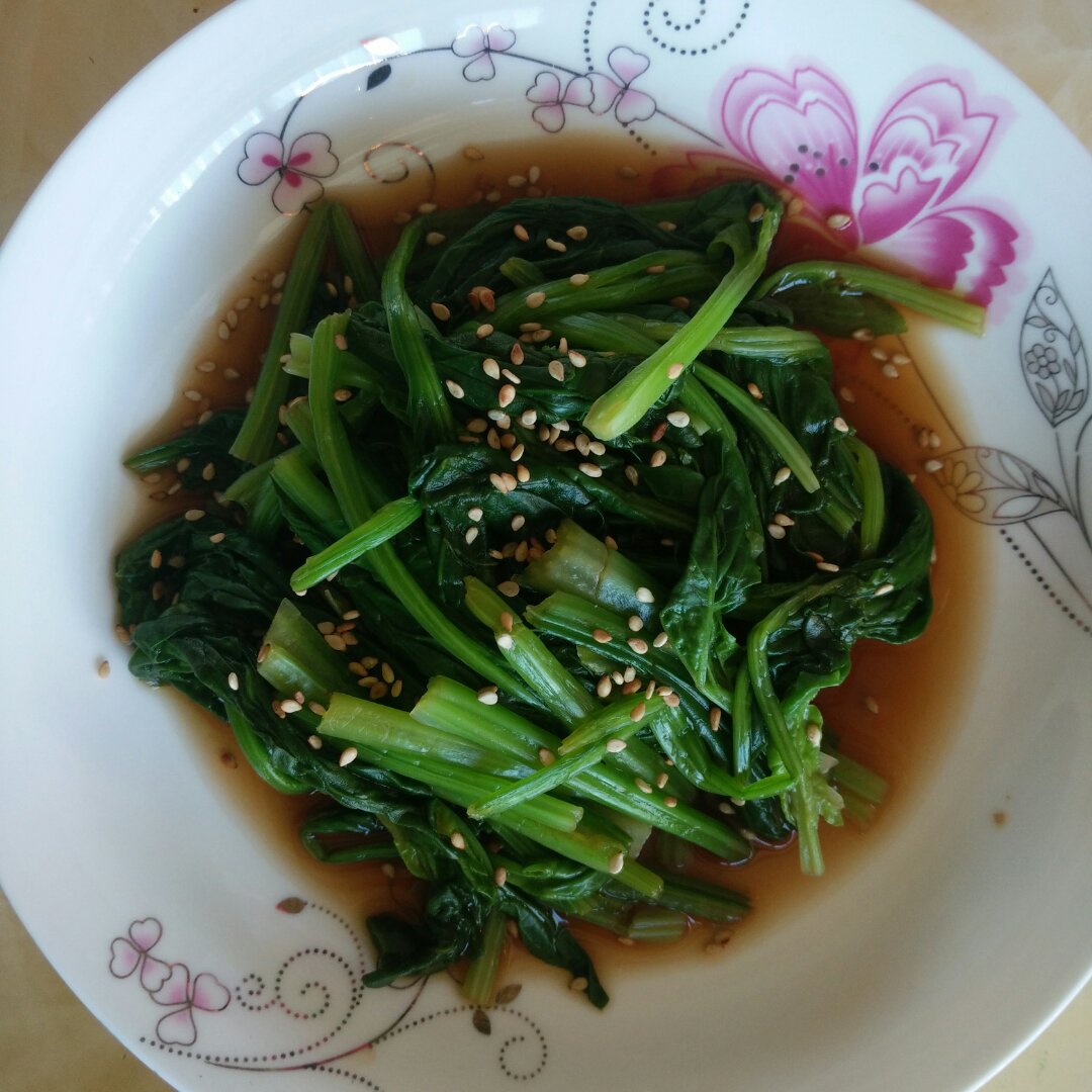 简易凉拌菠菜