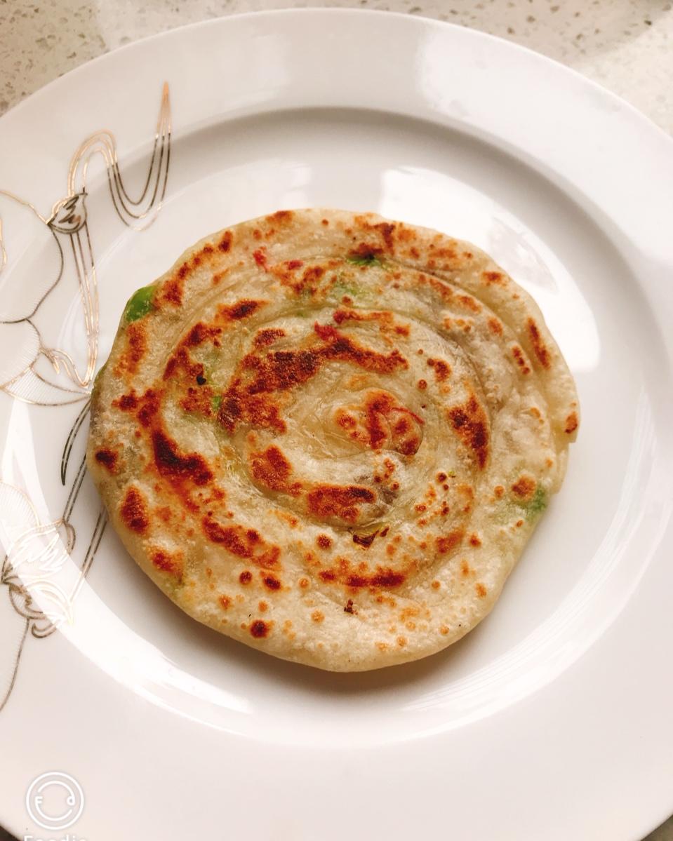 葱油饼（饺子皮版）