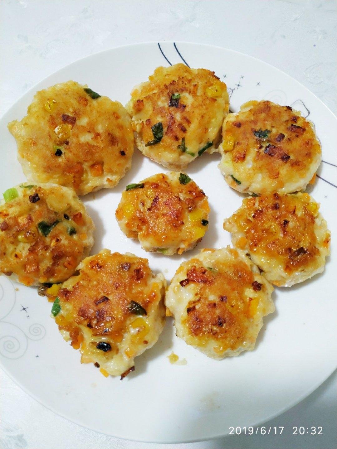减肥餐低脂鸡胸肉饼