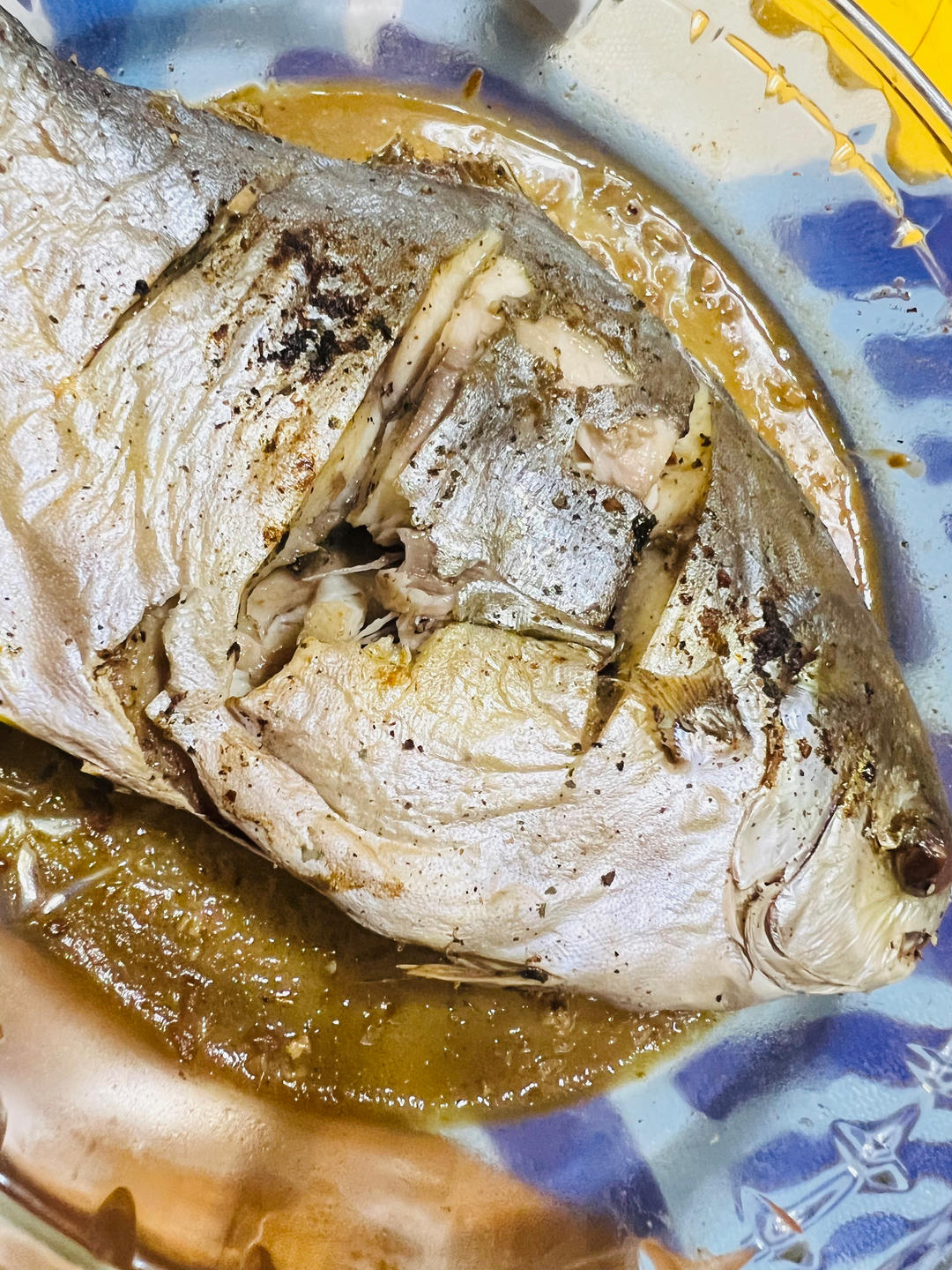 空气炸锅版烤鲳鱼