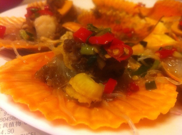 蒜蓉粉丝蒸扇贝