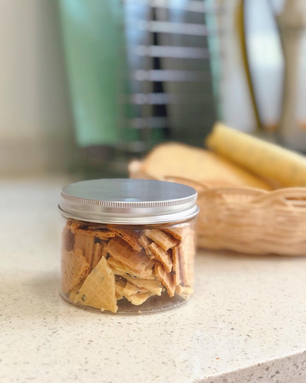 黑芝麻鸡蛋薄饼