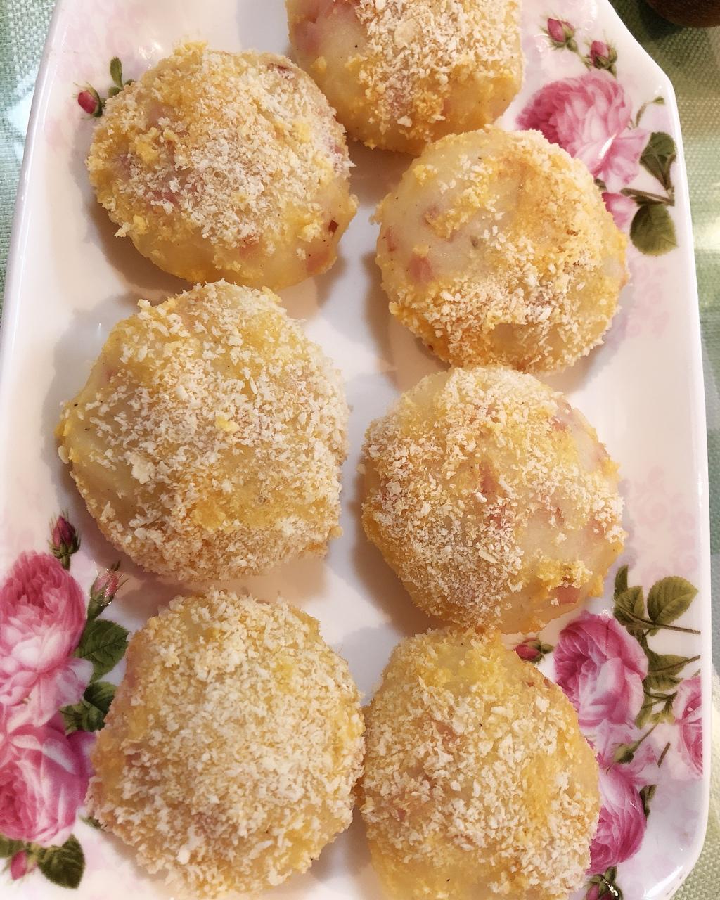 雪花流心芝士饼