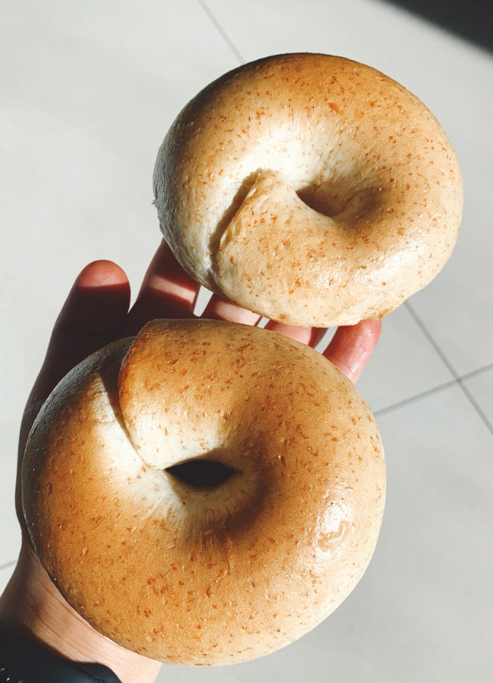 全麦贝果，低糖无油