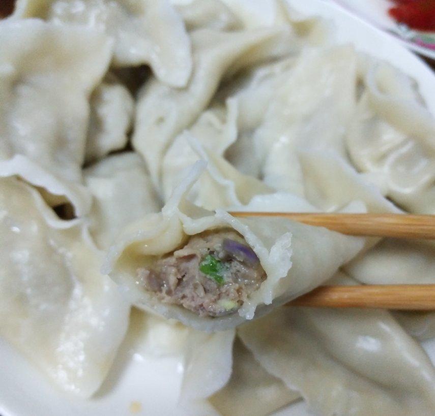 茄子猪肉馅水饺