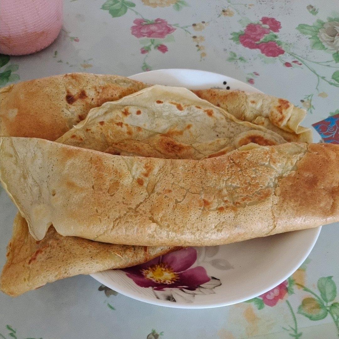 香蕉牛奶鸡蛋饼——免糖少油版