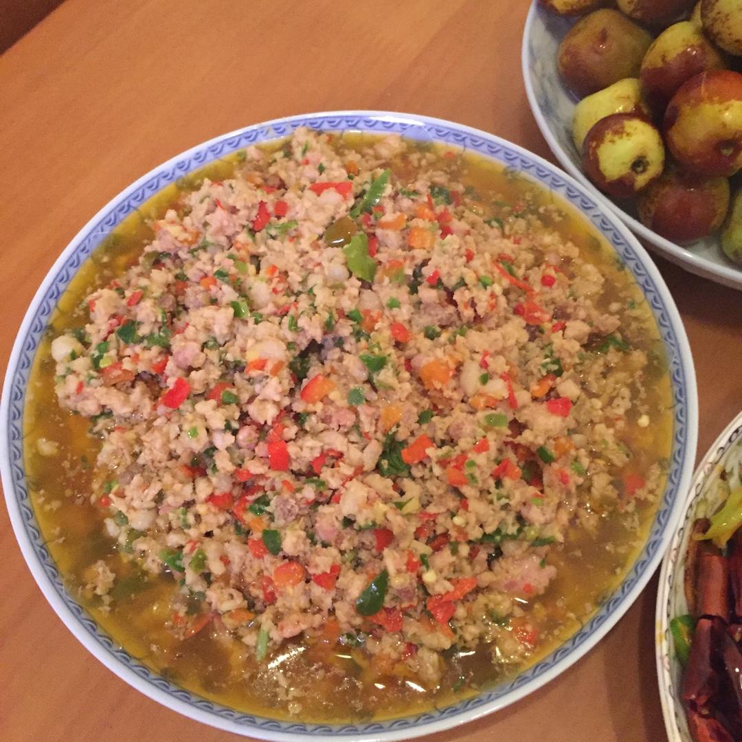 imy做的肉末炒三椒下饭最爱