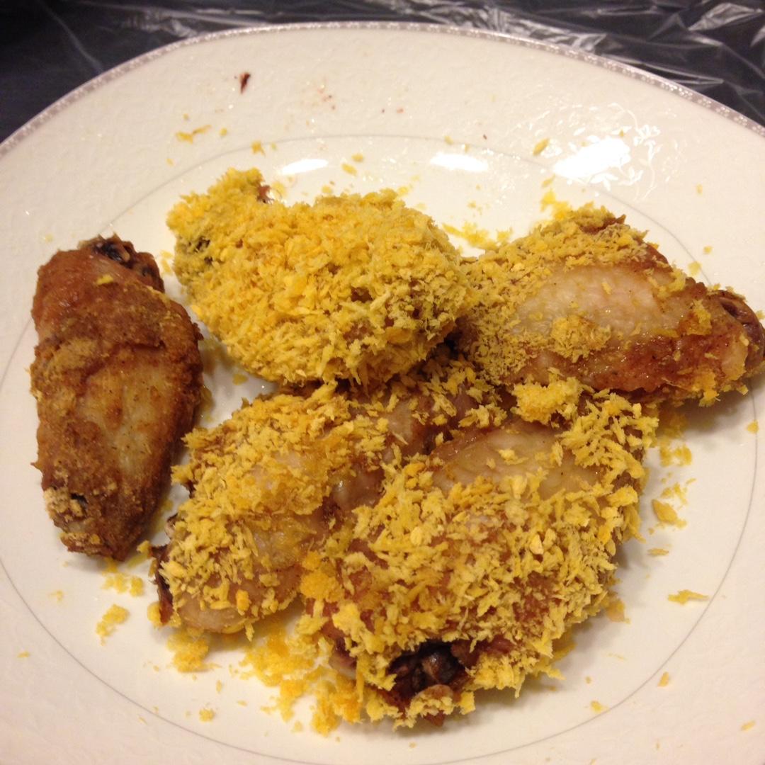 无油无烟微波炉版炸鸡翅（无难度懒人超快手菜）