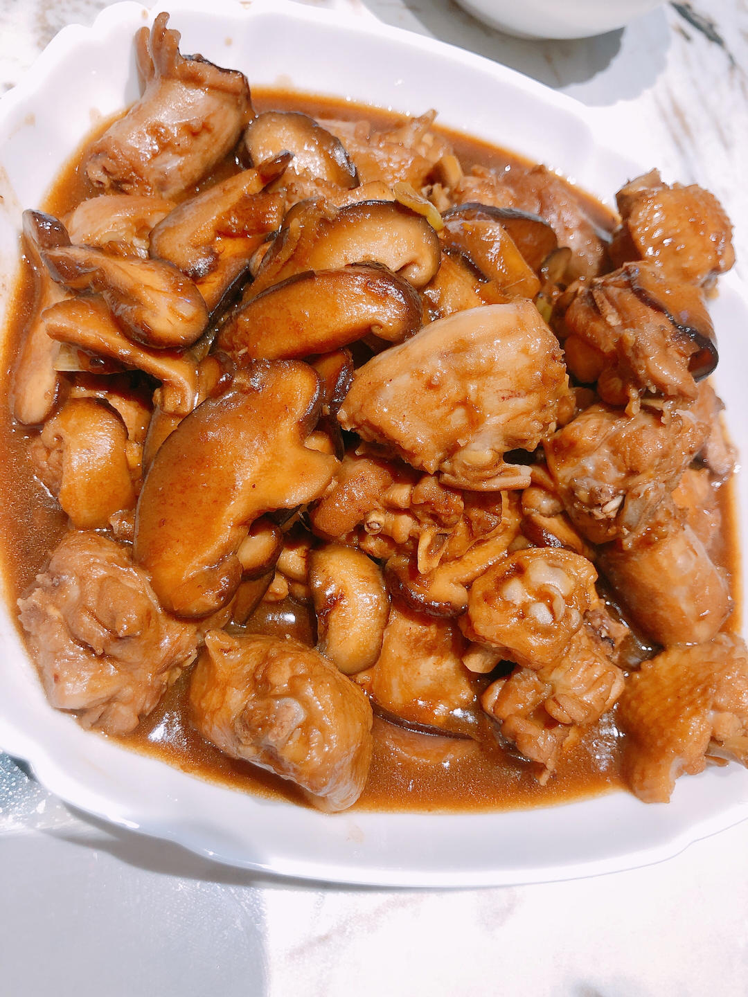 蘑菇滑鸡（香菇滑鸡）