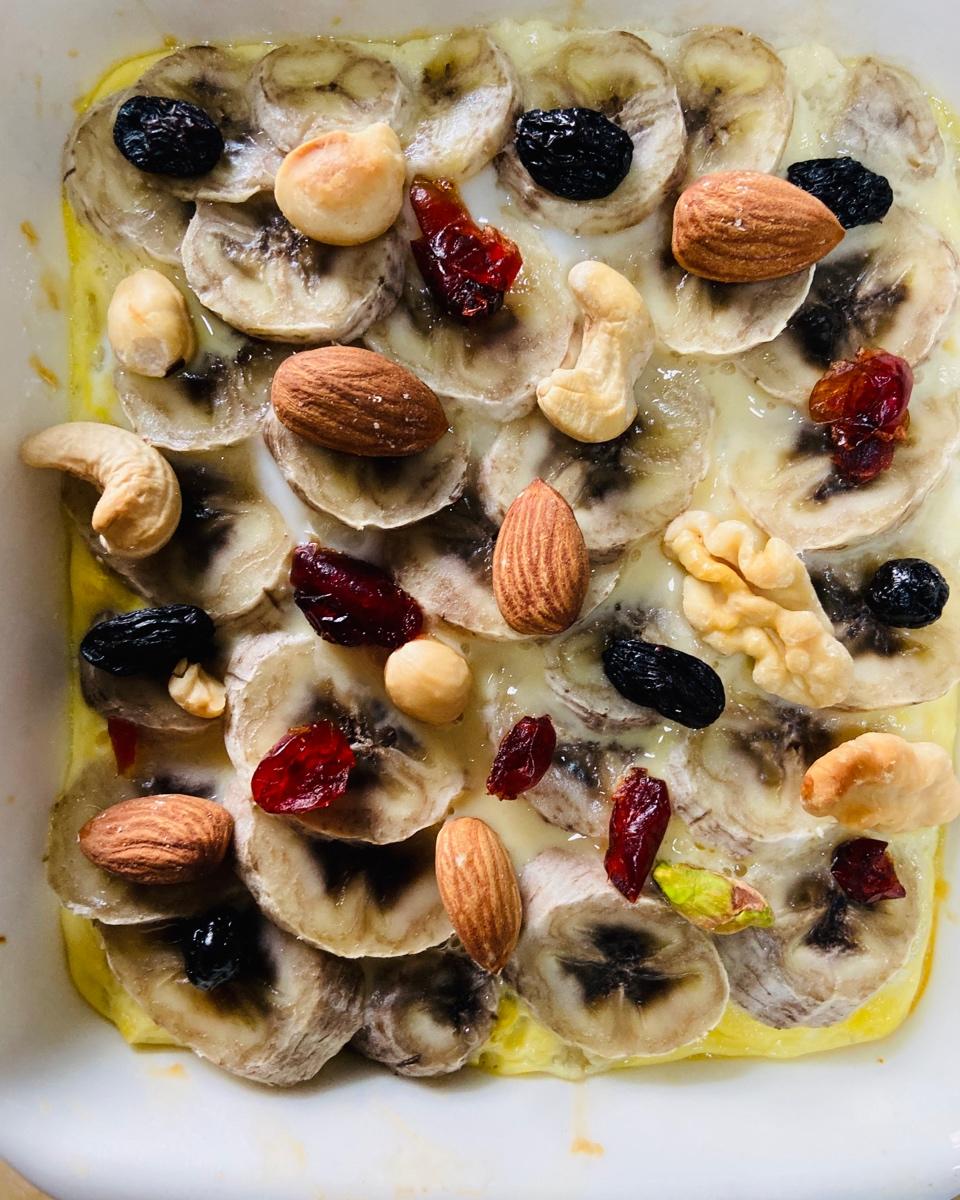 香蕉鸡蛋牛奶烤吐司