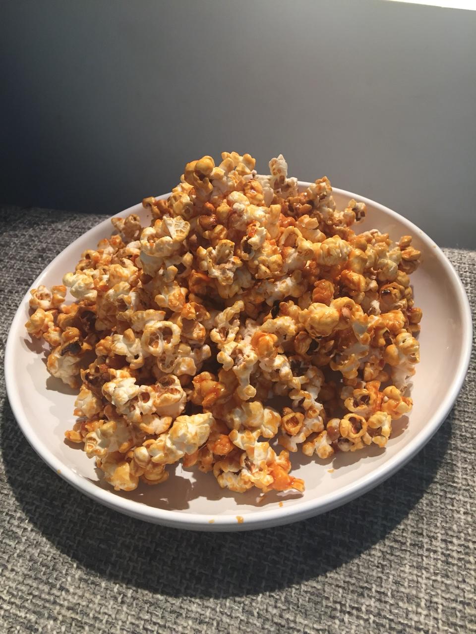 焦糖爆米花