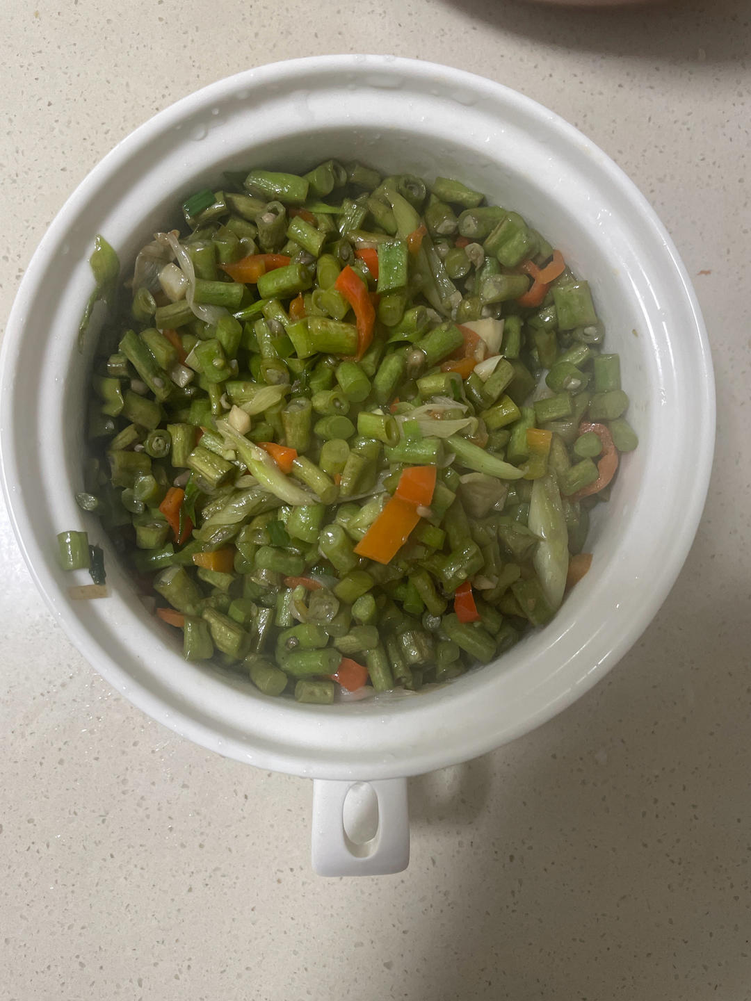 素炒长豆角丁