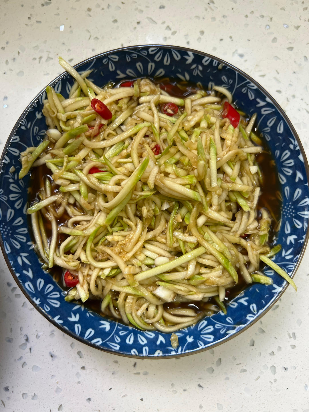凉拌西葫芦丝
