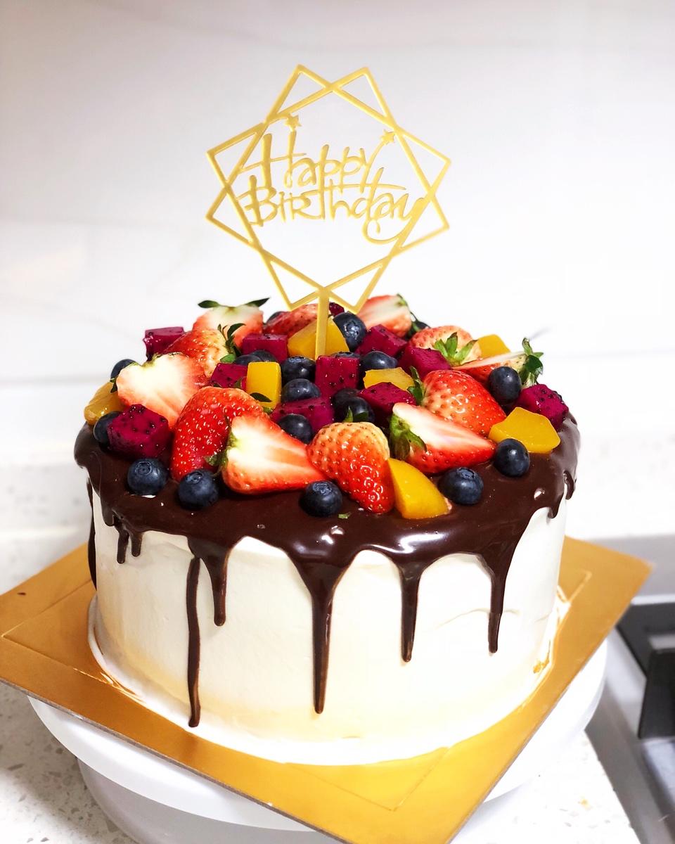 手机用户0870_colv做的巧克力淋面裸蛋糕