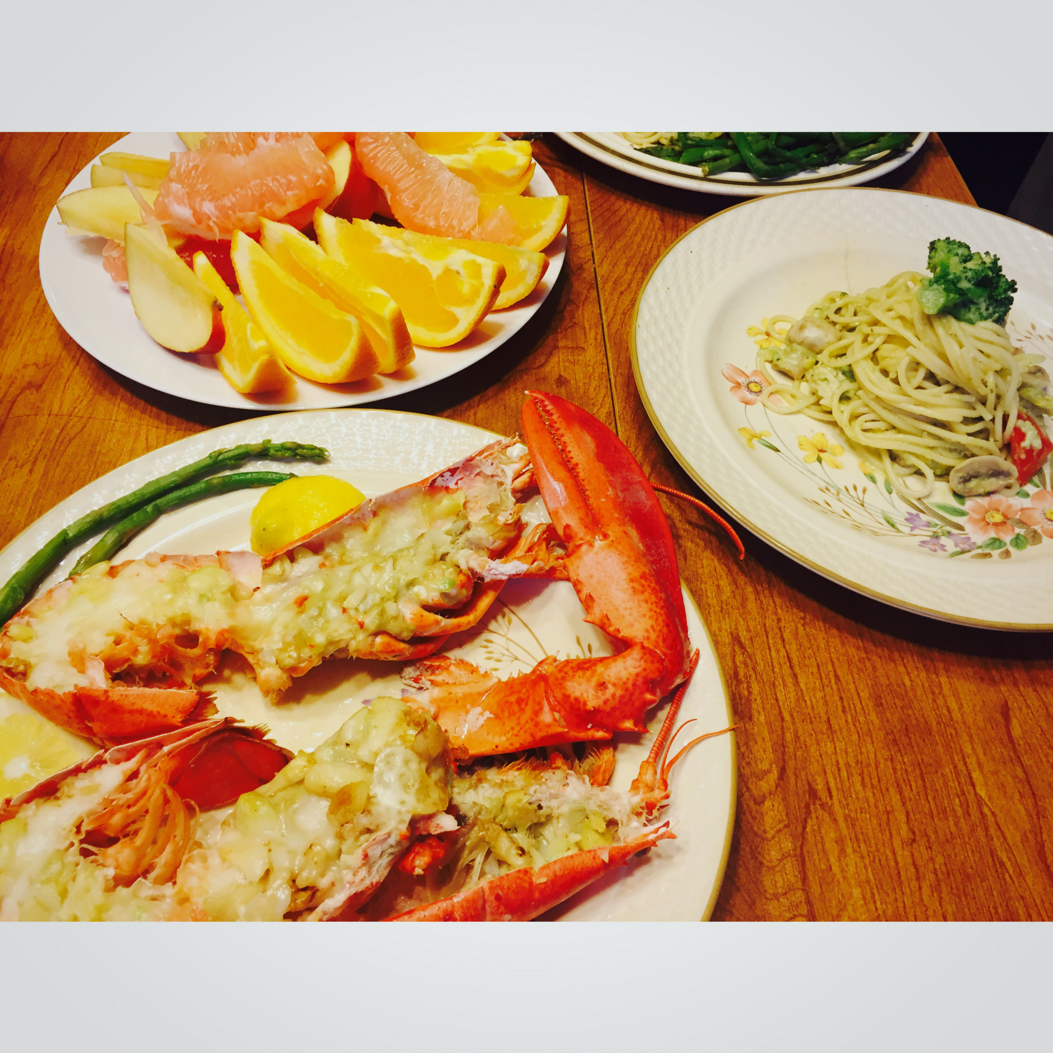 蒜蓉芝士焗波士顿龙虾