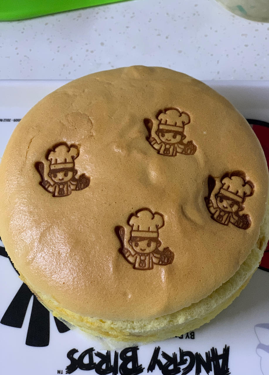 咸蛋黄芝士流心古早蛋糕