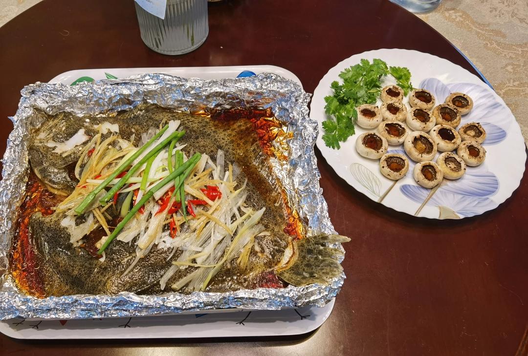 好吃，烤它！烤口蘑