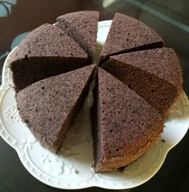 清风望海做的黑米糕