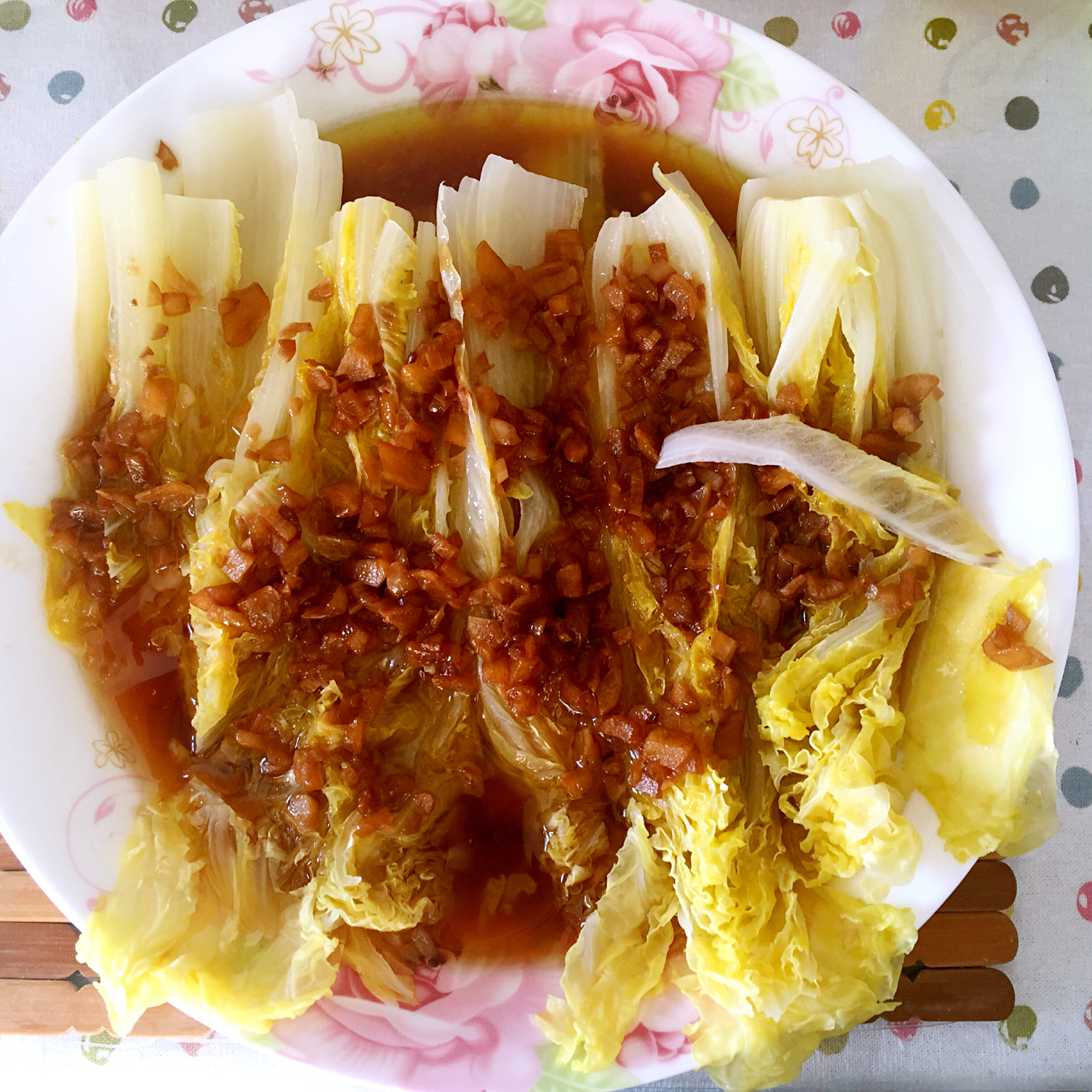 蒜蓉粉丝蒸娃娃菜