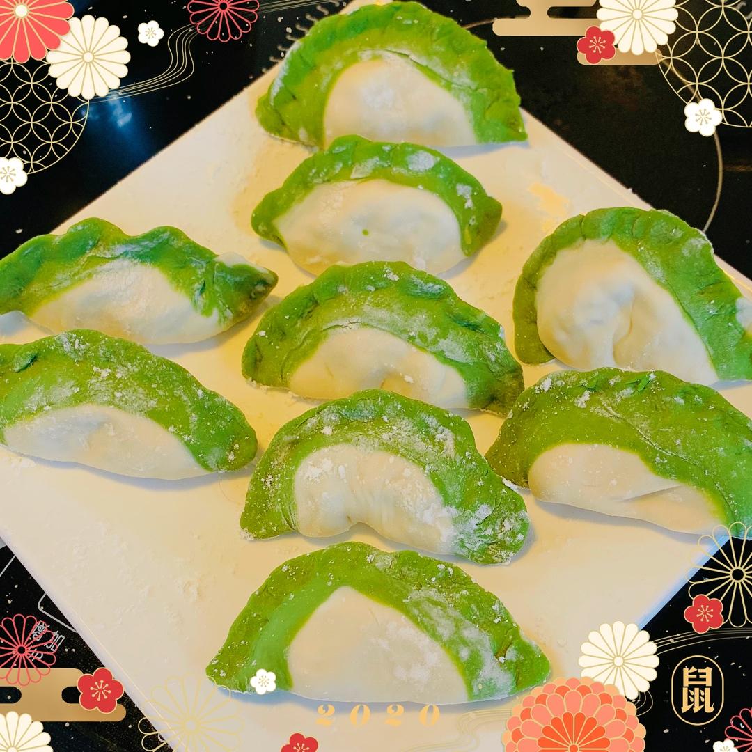 翡翠白菜饺