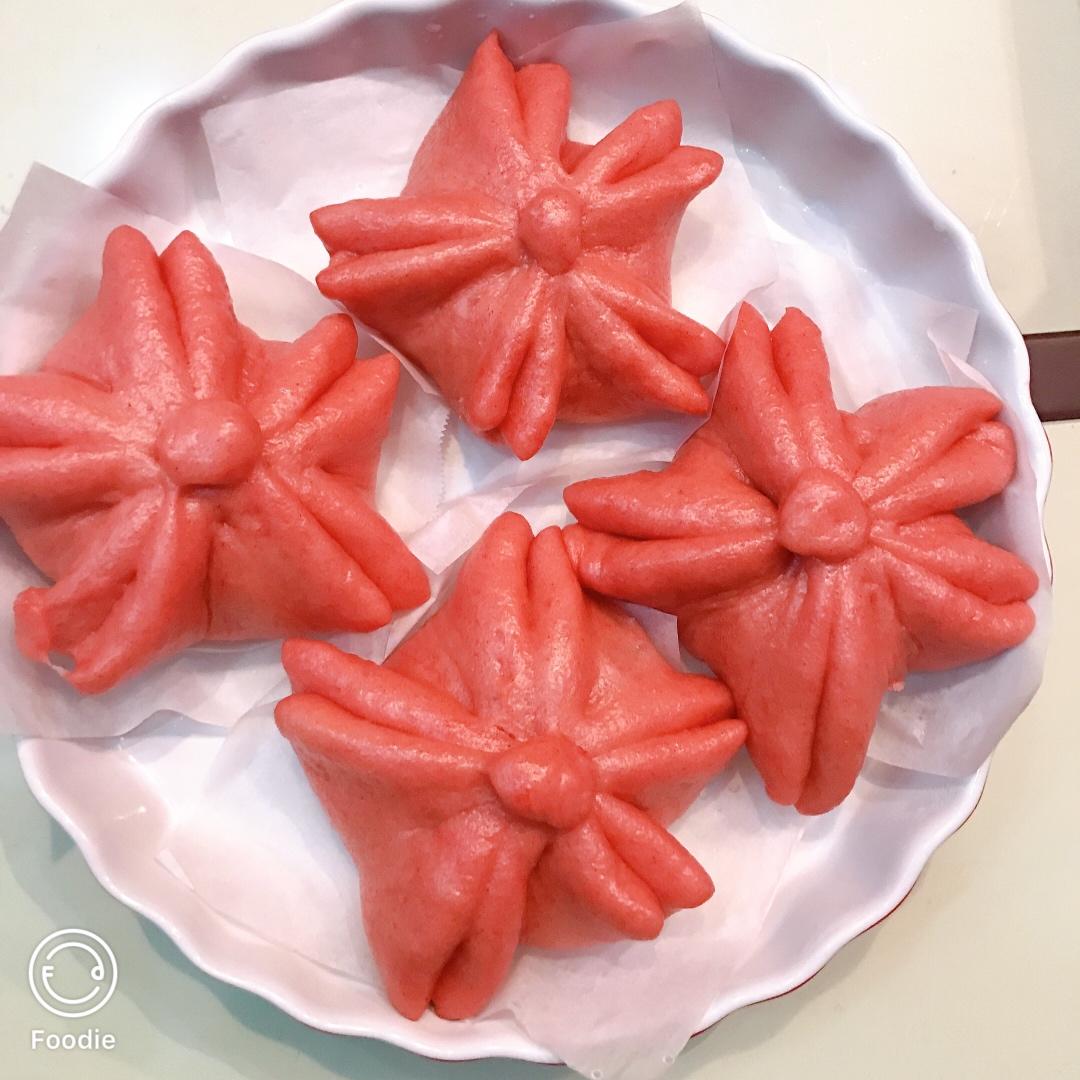 樱花豆沙包