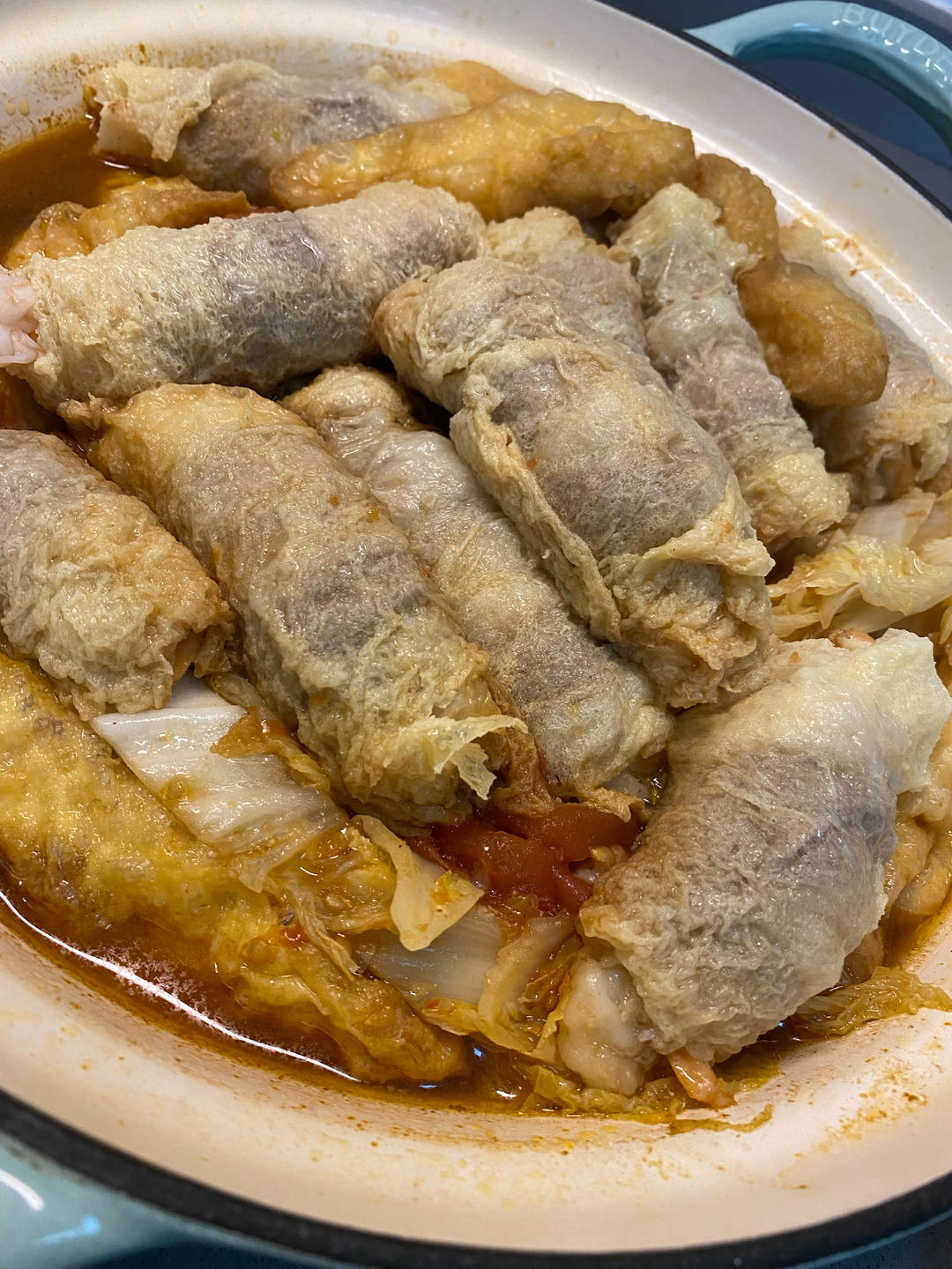 虾滑肥牛响铃卷【珐琅锅食谱12月】