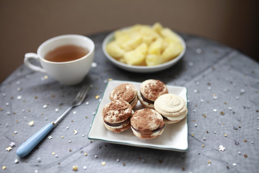 巧克力马卡龙的做法