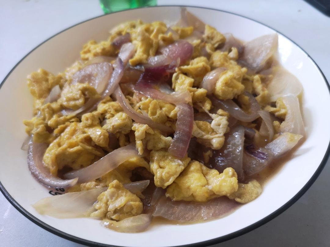 洋葱炒鸡蛋