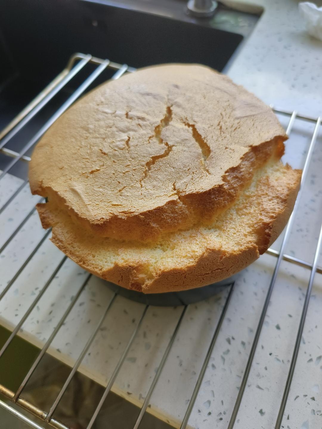 6寸原味戚风蛋糕