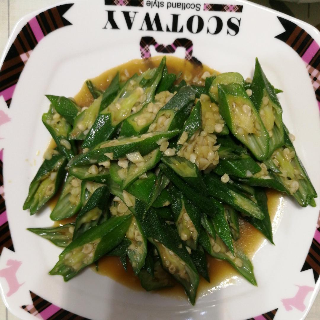 蒜香蚝油秋葵（下饭版）