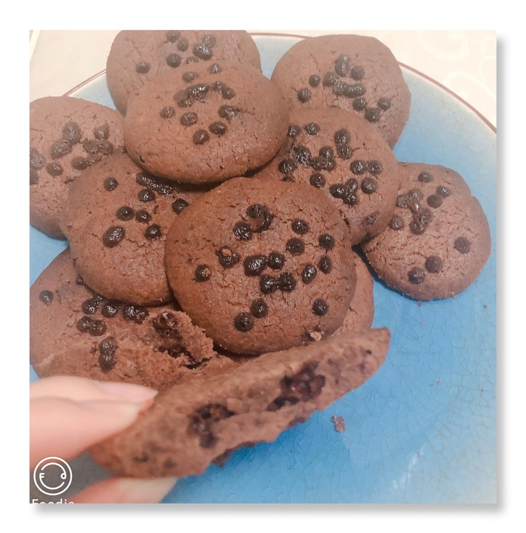 爆浆巧克力大曲奇