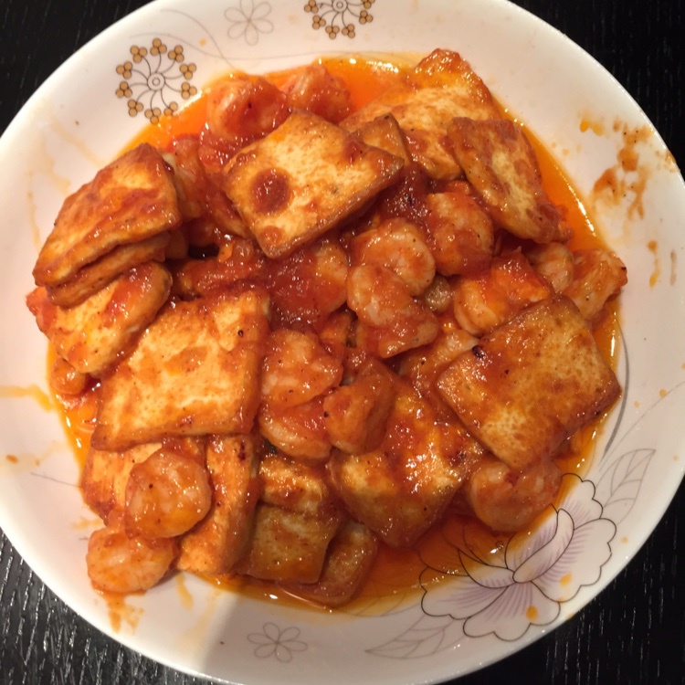 鲜虾番茄豆腐