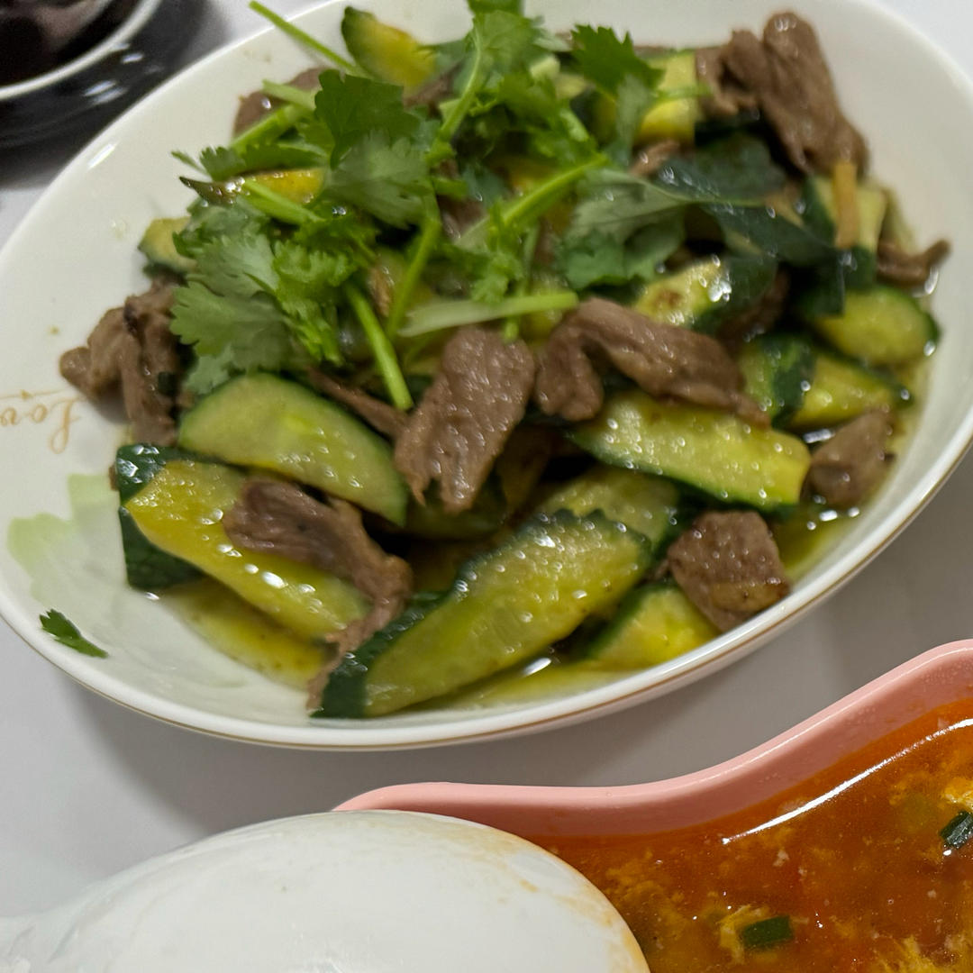 ㊙️牛肉片炒黄瓜‼️牛肉片的嫩滑技巧
