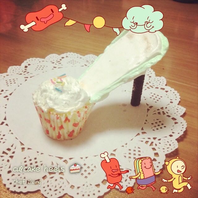 高跟鞋杯子蛋糕