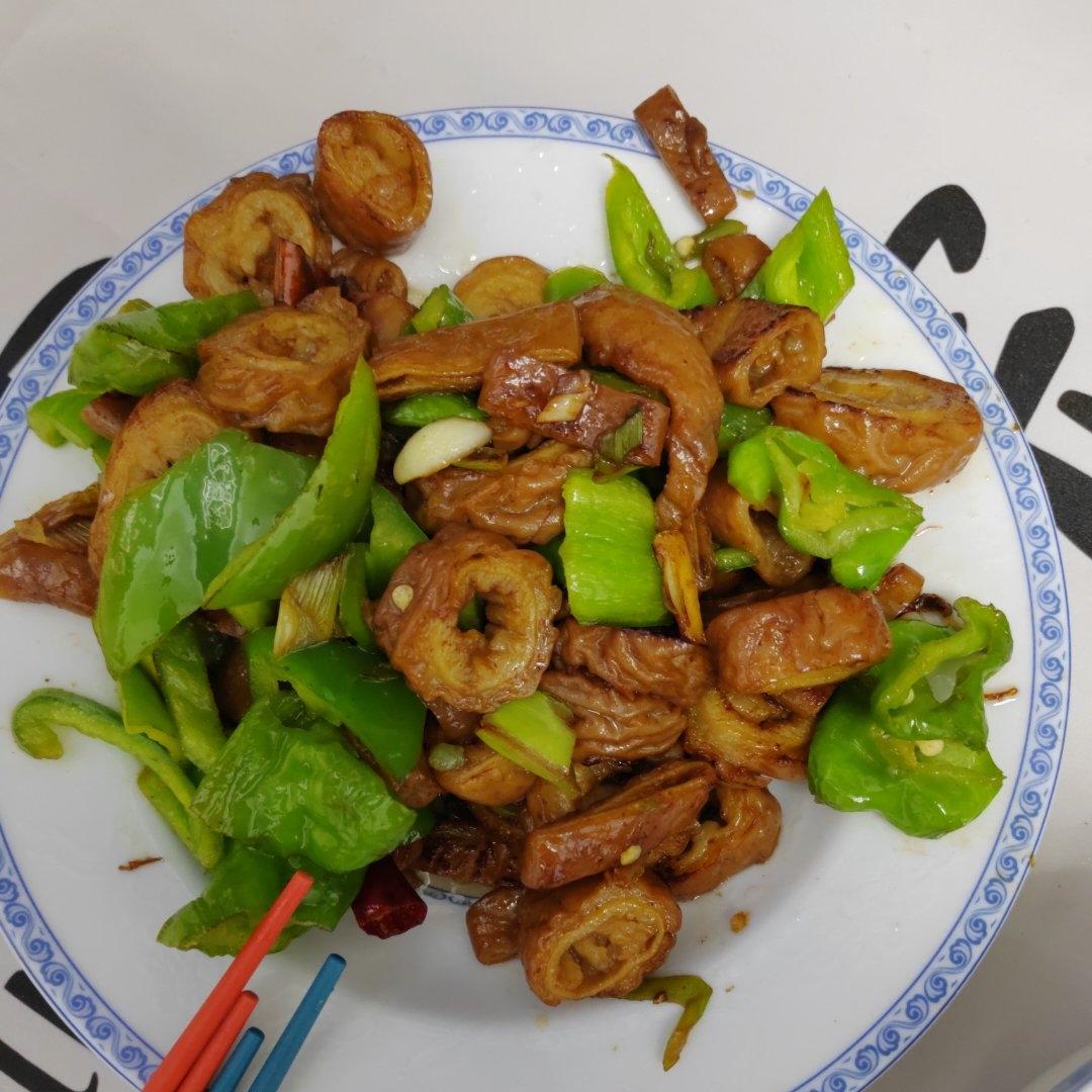 青椒炒猪大肠