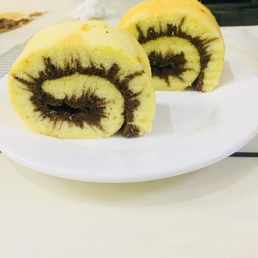 可可旋风蛋糕卷（视频）