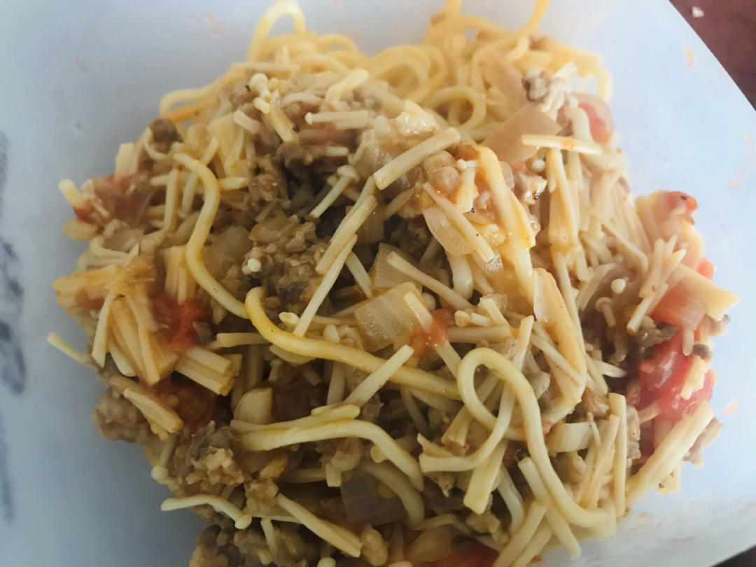 中式番茄肉酱面