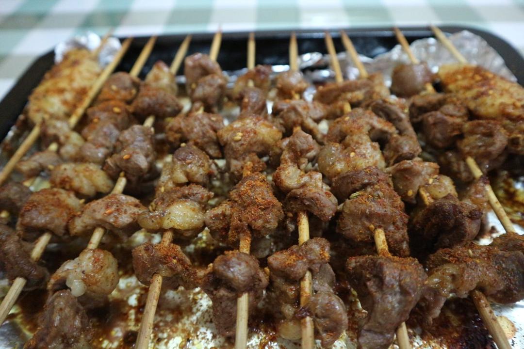 烤羊肉串
（烤箱版）