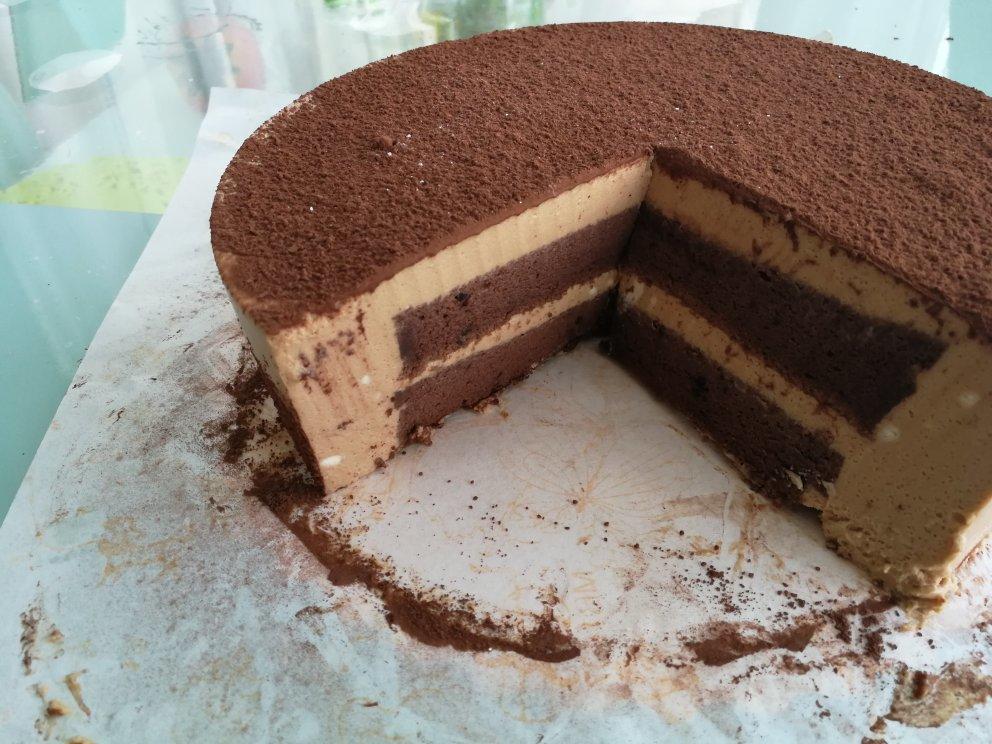 黛妃_u8kq做的巧克力慕斯蛋糕(八寸)